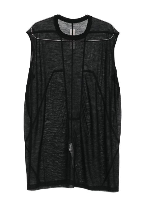 slintered strap t man black RICK OWENS | RU02E1168 JWR09
